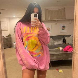 URBAN OUTFITTERS NIRVANA SWEATSHIRT. Barley worn, worn maybe twice. Size s/m